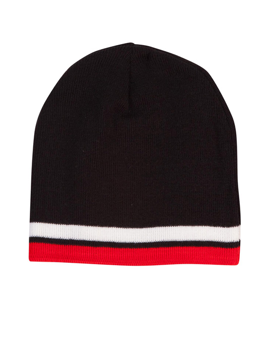 Contrast Stripe Beanie image2